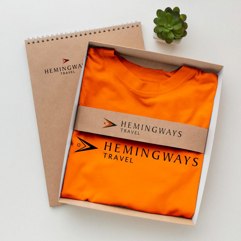 T-shirt Hemingways Print Duka